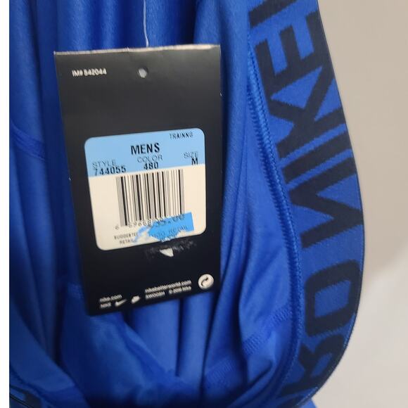 Nike Pro Deep Royal Blue Combat Hyperwarm Lite Compression Pants Size M NWT - Picture 5 of 5